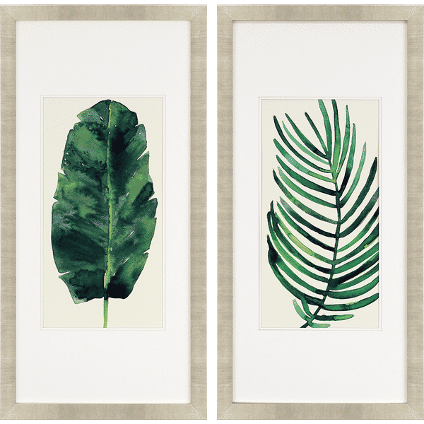 Palm Leaves Ii, Set Of 2