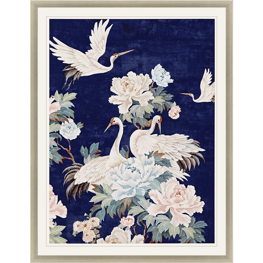 Preview image for Pearly White Cranes Ii