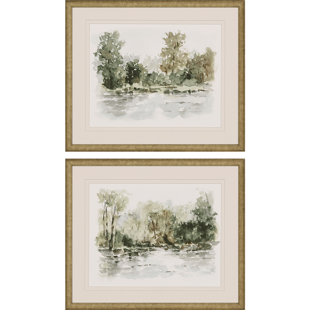 Wooded Stream, Set Of 2