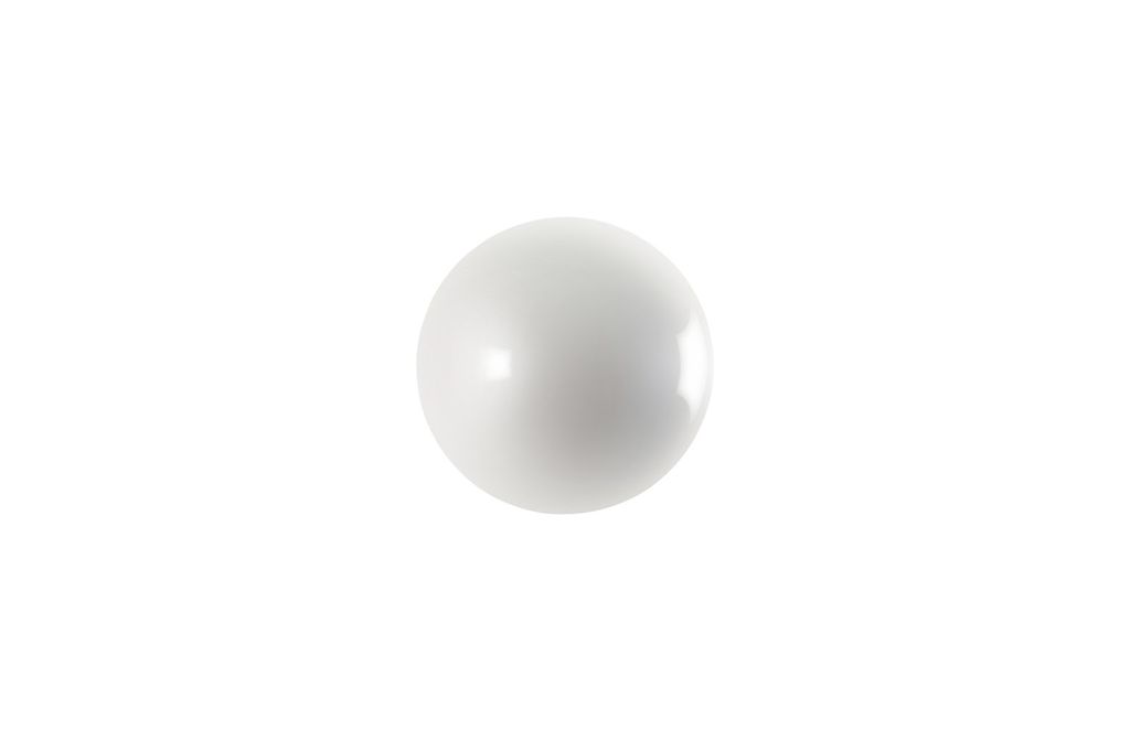 Ball On The Wall, Small, Pearl White