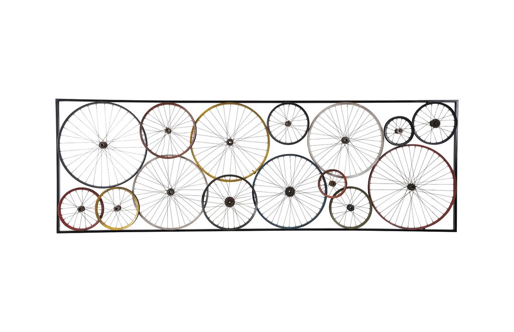 Bicycle Wheel Wall Art, Assorted