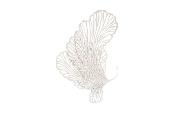 Butterfly Wall Art, White, Small