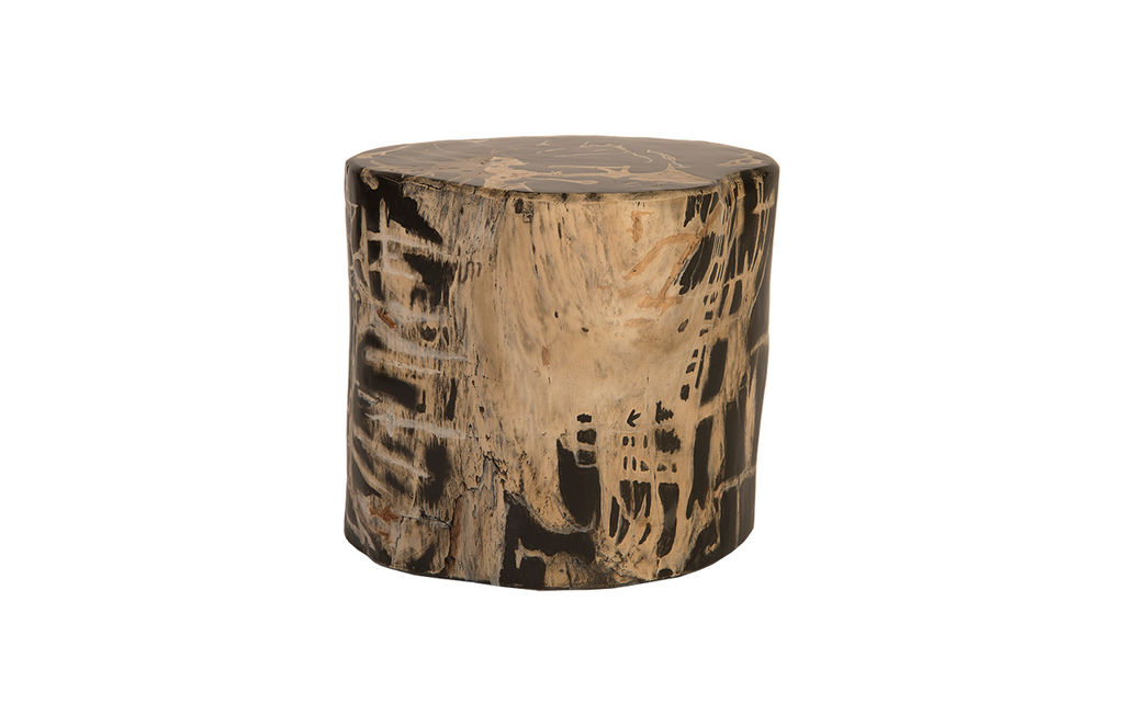 Preview image for Cast Petrified Wood Stool, Resin