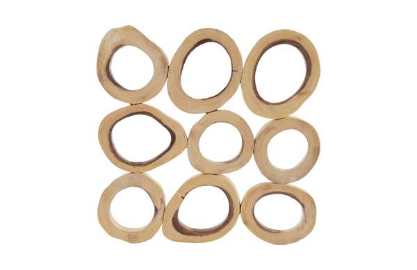 Isria Wood Rings Wall Art