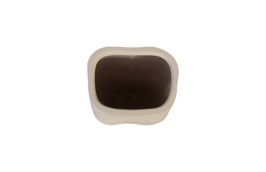 Claire Planter, Large, White