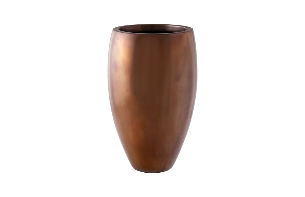Classic Planter, Polished Bronze, Medium