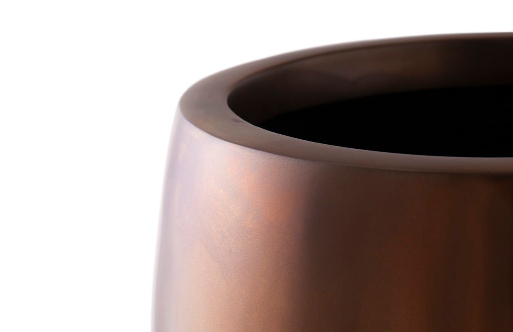 Classic Planter, Polished Bronze, Medium