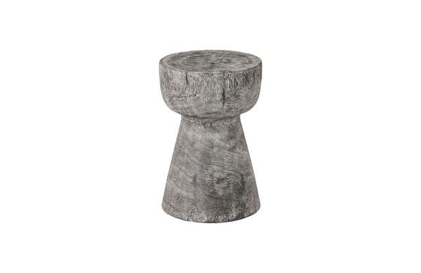 Walter Wood Stool,  Gray Stone