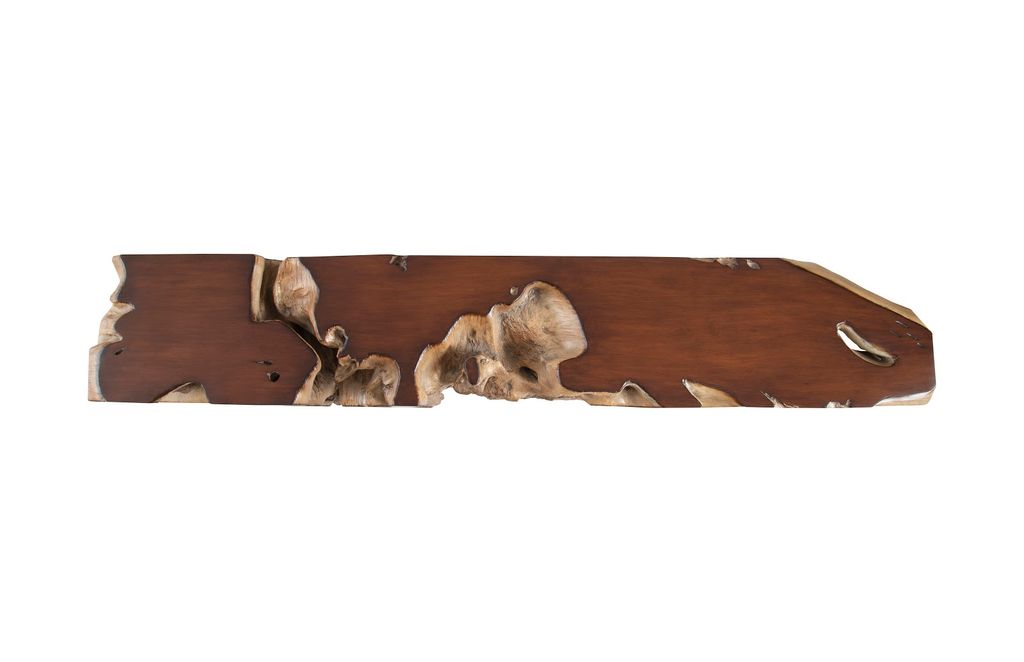 Freeform Console Table, Faux Bois, Large