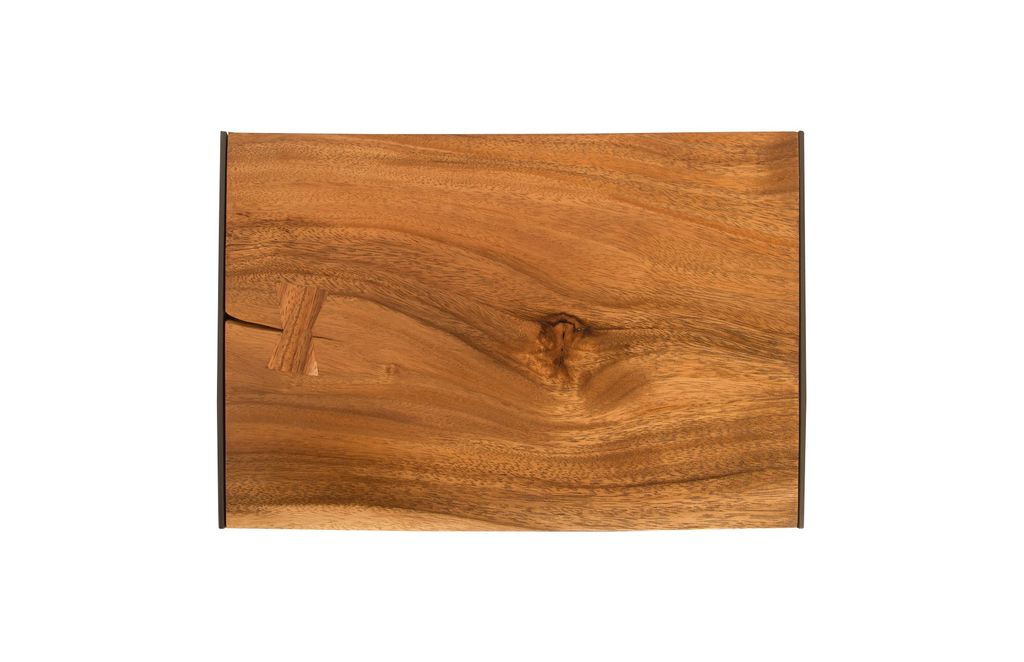 Iron Frame Counter Stool, Natural