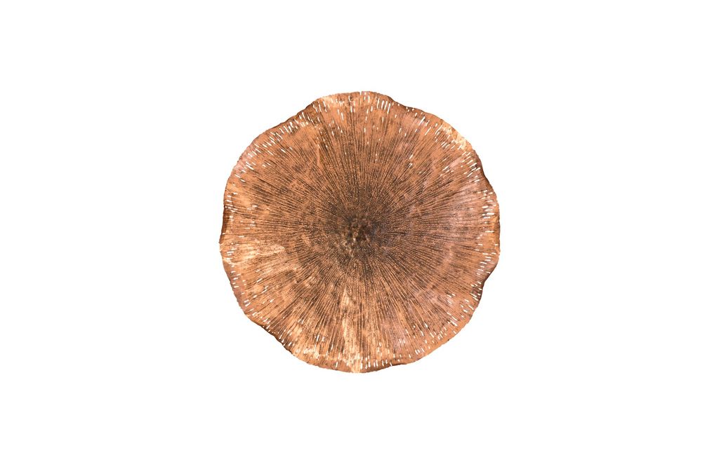 Preview image for Lotus Wall Art, Copper/Black, Large