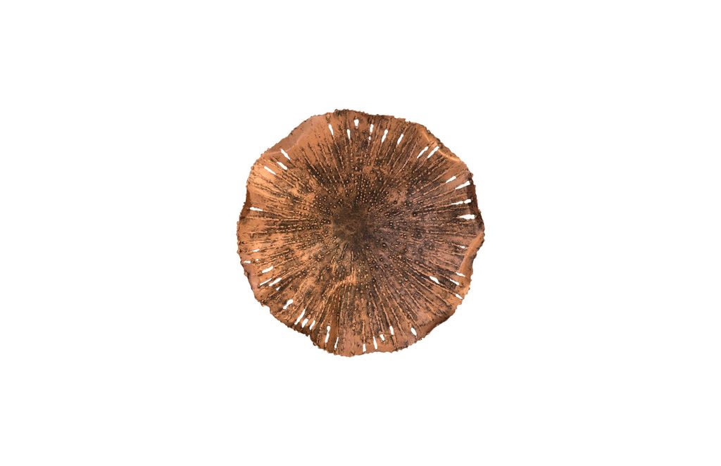 Preview image for Lotus Wall Art, Copper/Black, Small