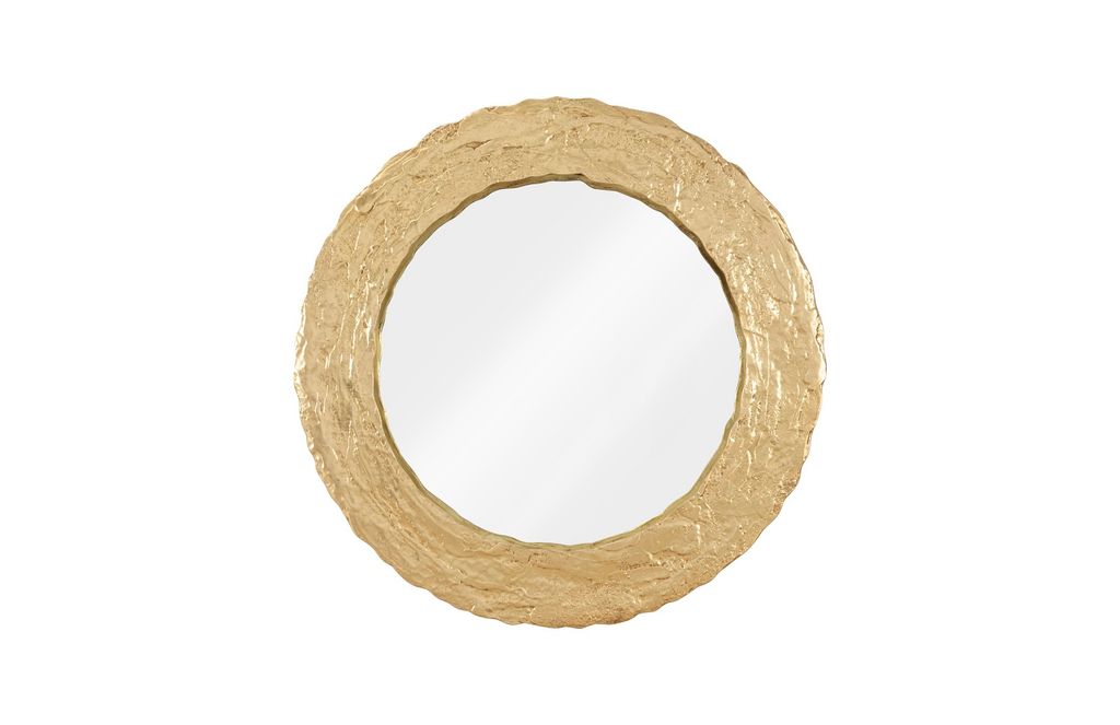 Preview image for Molten Mirror, Round, Gold Leaf