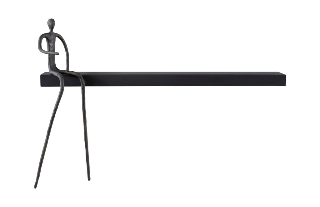 Moveable Man On Shelf, Sitting, B