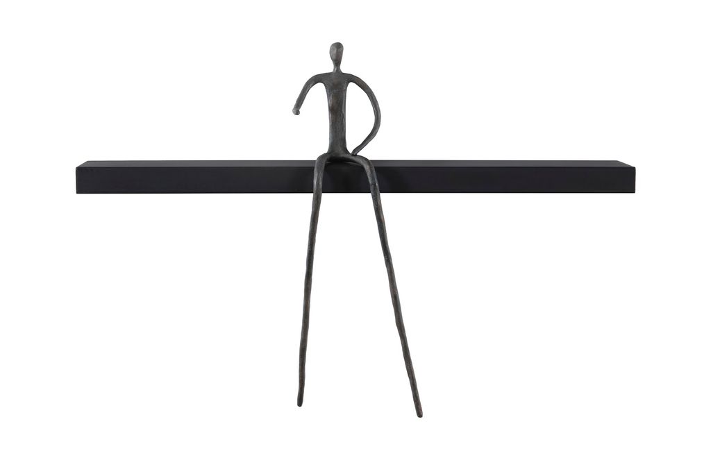 Moveable Man On Shelf, Sitting, B