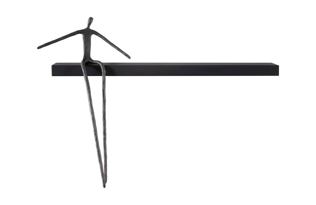 Moveable Man On Shelf, Sitting, C