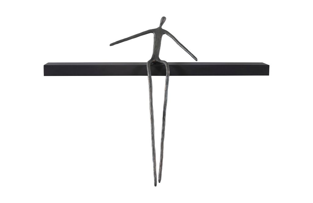 Moveable Man On Shelf, Sitting, C