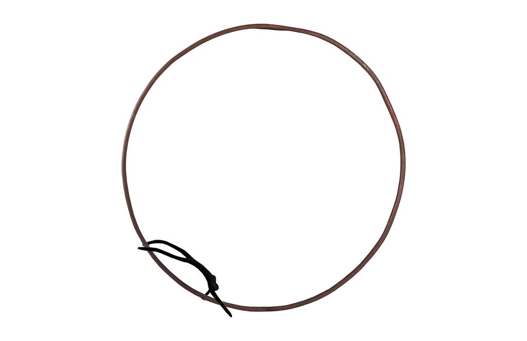 Olympic Figure In Iron Ring, Black, Rust, Style A
