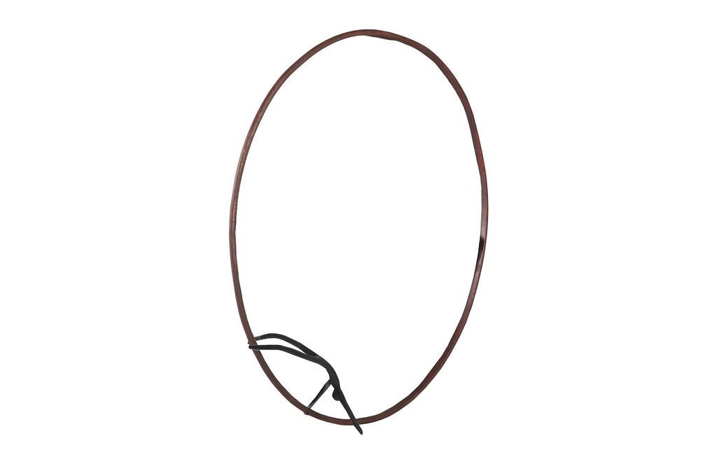 Olympic Figure In Iron Ring, Black, Rust, Style A