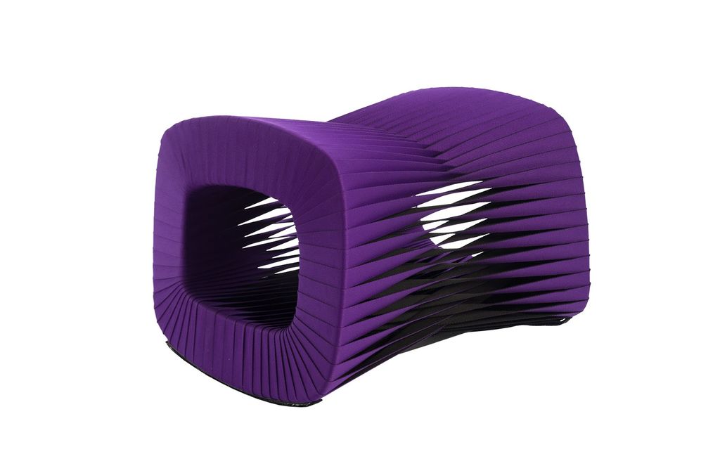Preview image for Seat Belt Ottoman, Purple