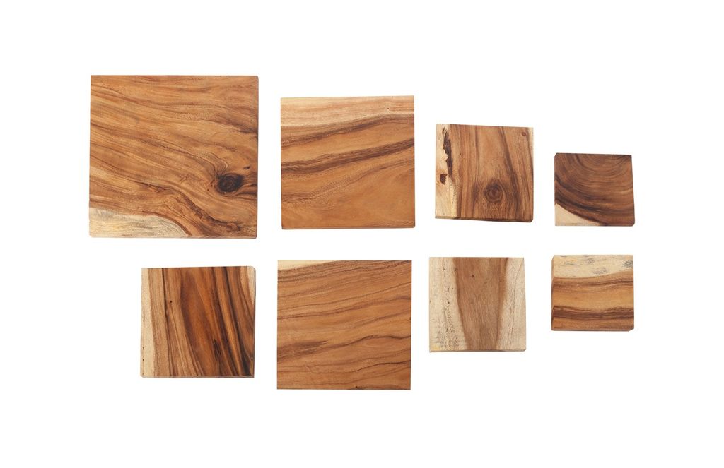Square Standout Wall Art, Set Of 8