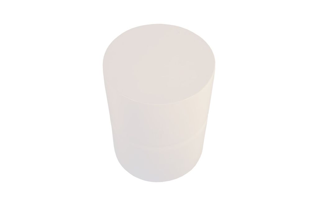 Stacked Stool, Gel Coat White