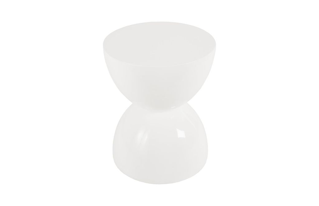 Totem Stool, White Gel Coat, Large
