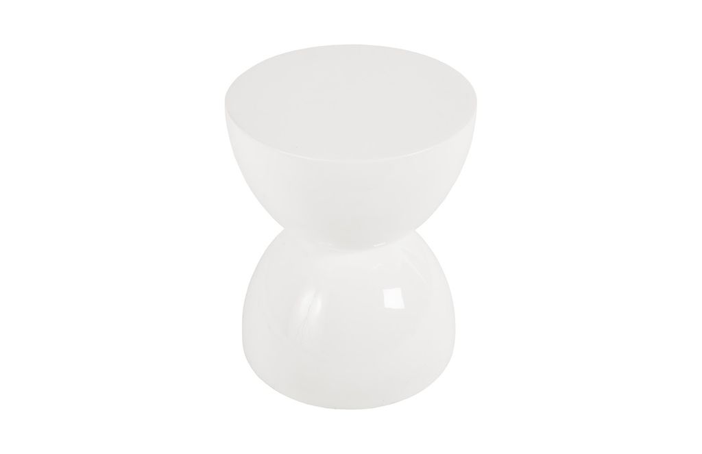 Totem Stool, White Gel Coat, Small