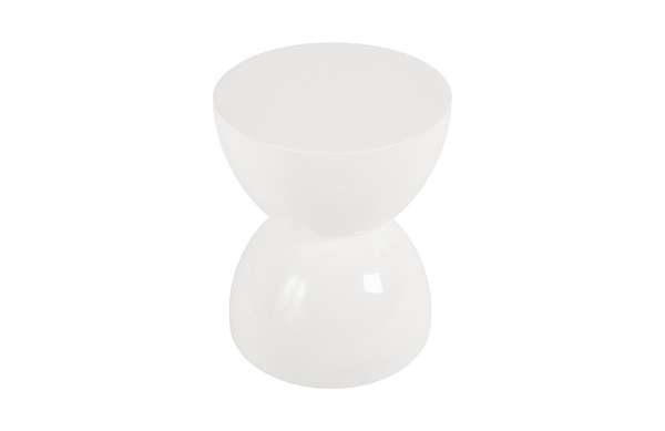 Bobby Stool, White Gel Coat, Small