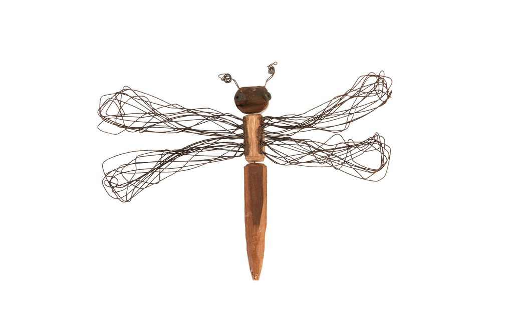Wire Wing Dragonfly Wall Art, Medium
