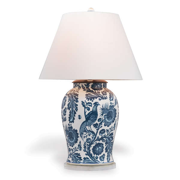 Arcadia Indigo Lamp 36" H