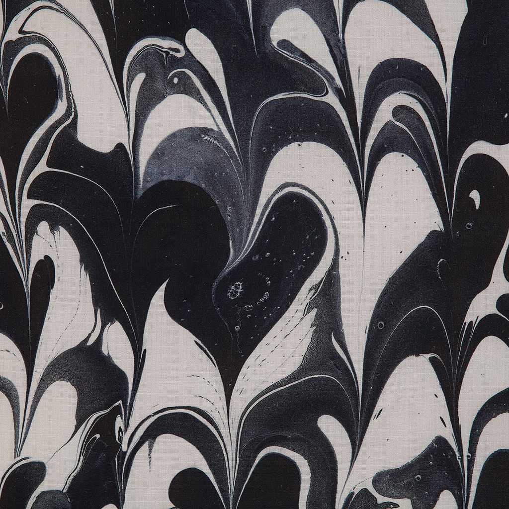 Bedford Gold Mirror, Black Orchid Fabric