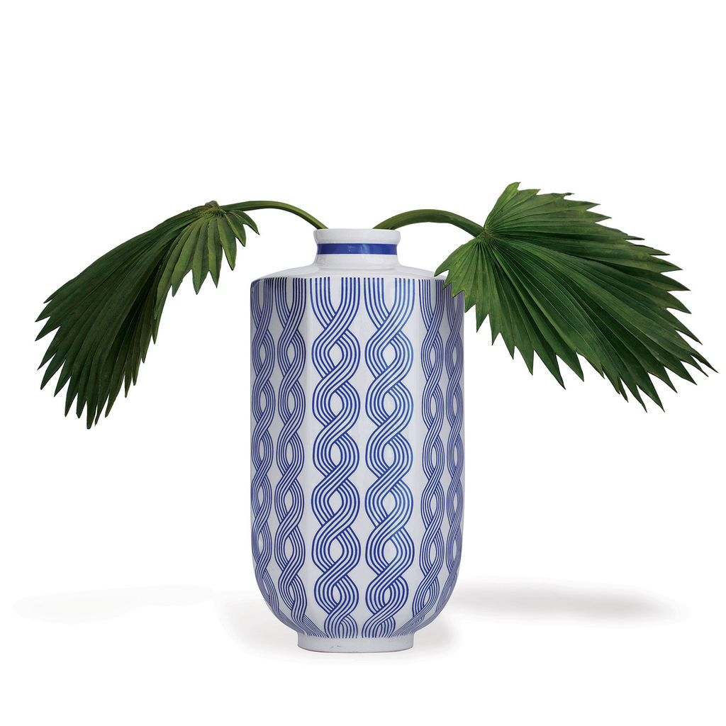 Evelyn Blue Large Vase