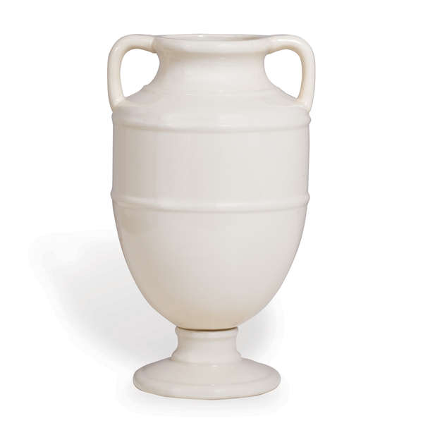 Lantana Ivory Vase 17 5" H