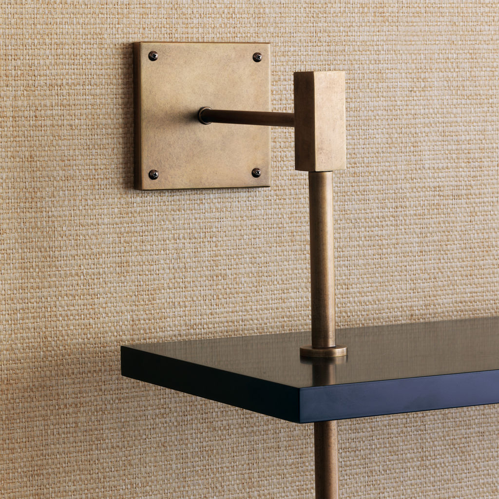 Marais 3 Tier Black, Brass Shelf