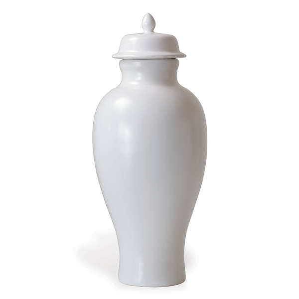 Odeon White Tall Jar
