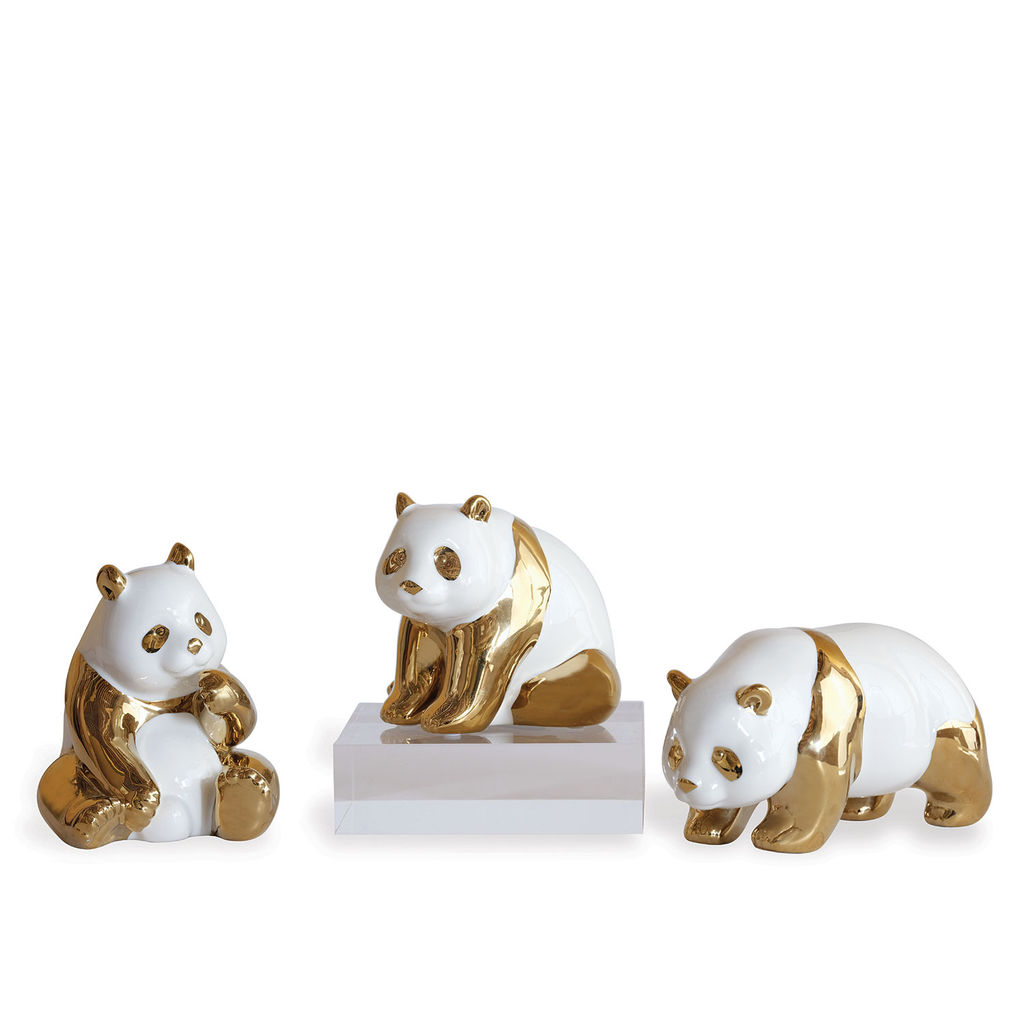 Panda Objects, Set Of 3
