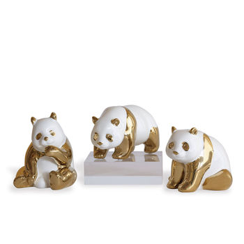 Panda Objects, Set Of 3