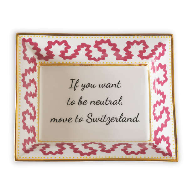 Switzerland Plate, Set Of 2