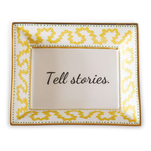 Tell Stories Plate, Set Of 2