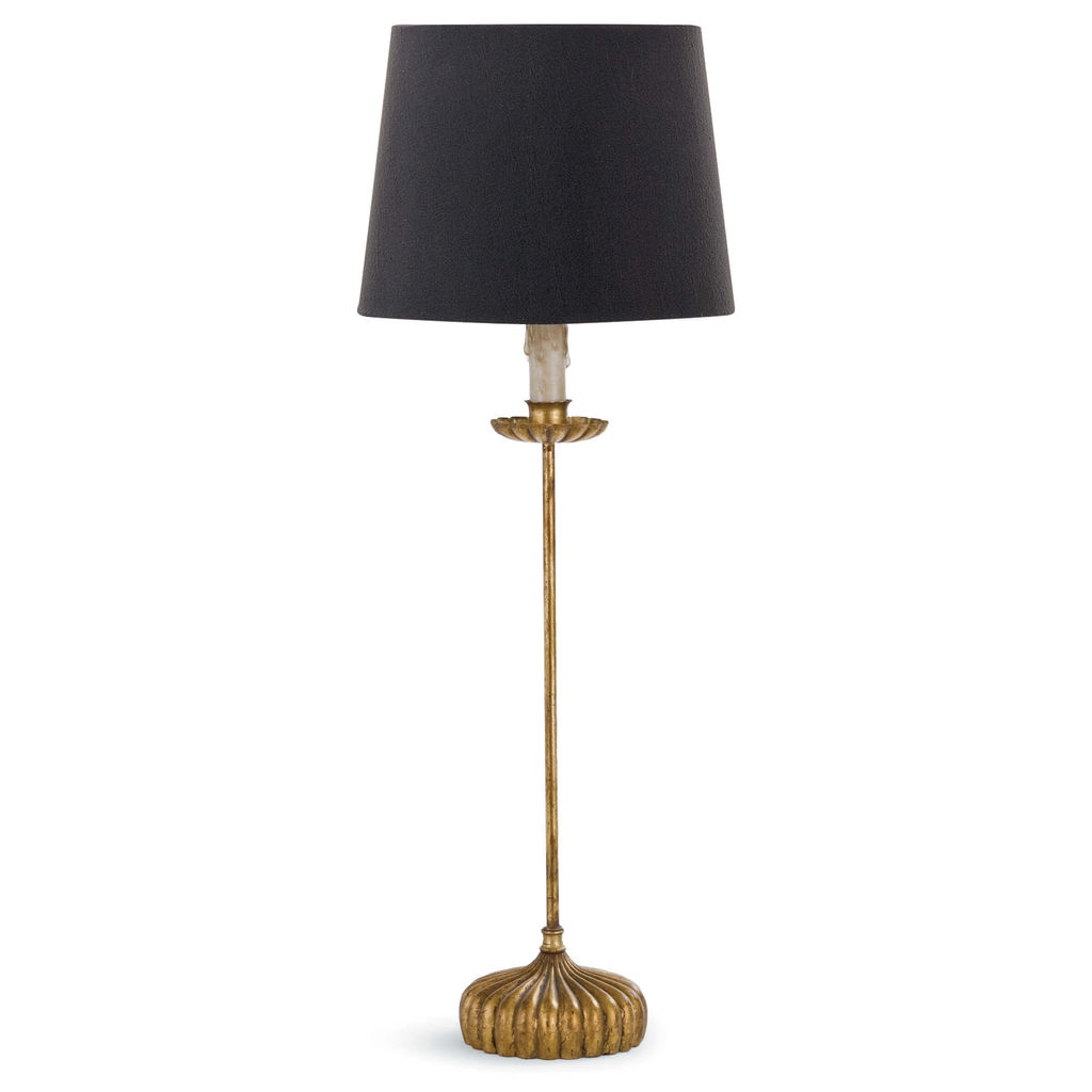 Preview image for Clove Stem Table Lamp With Black Shade