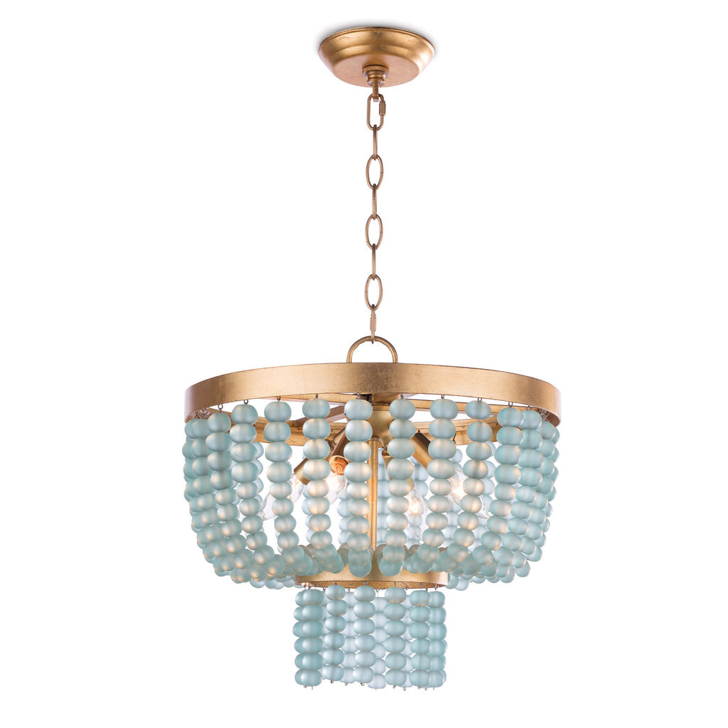Preview image for Beaded Chandelier-Baby Blue, Small