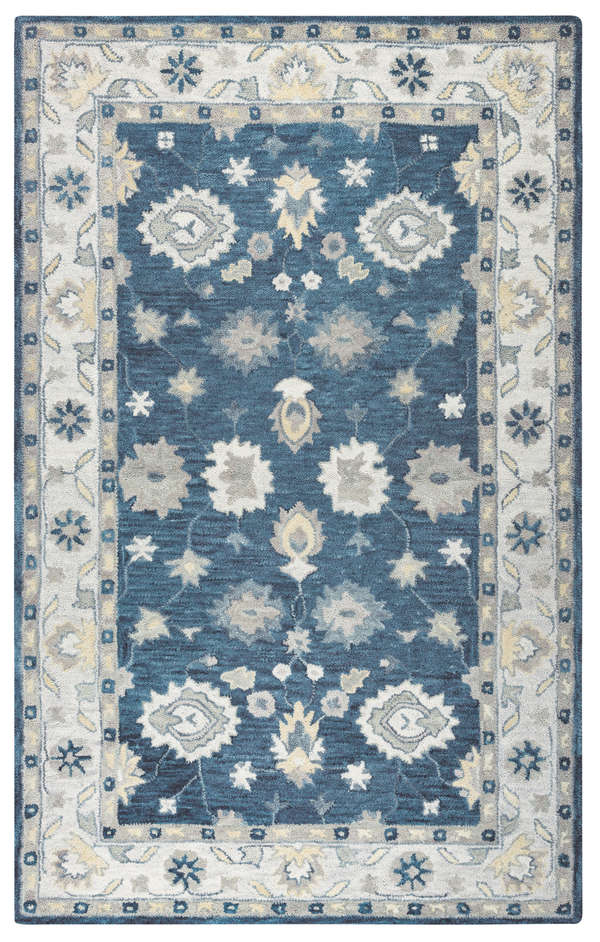 Blue 2’6" X 8’ Hand-Tufted Rug