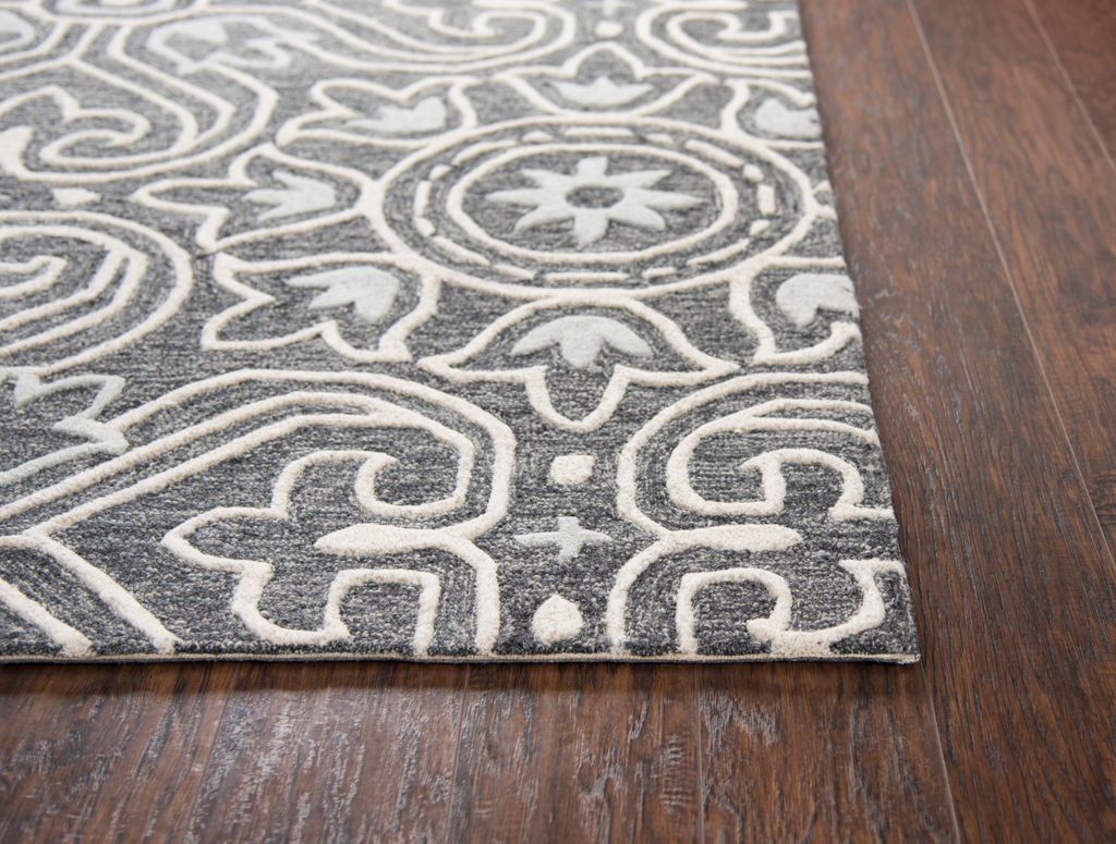 Opulent Gray 10’ X 13’ Hand-Tufted Rug