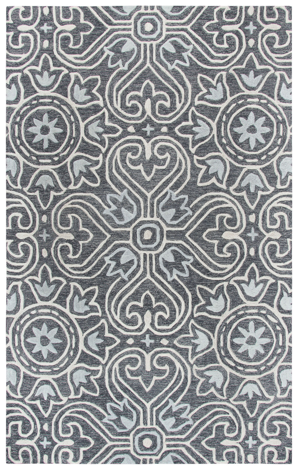 Opulent Gray 10’ X 13’ Hand-Tufted Rug
