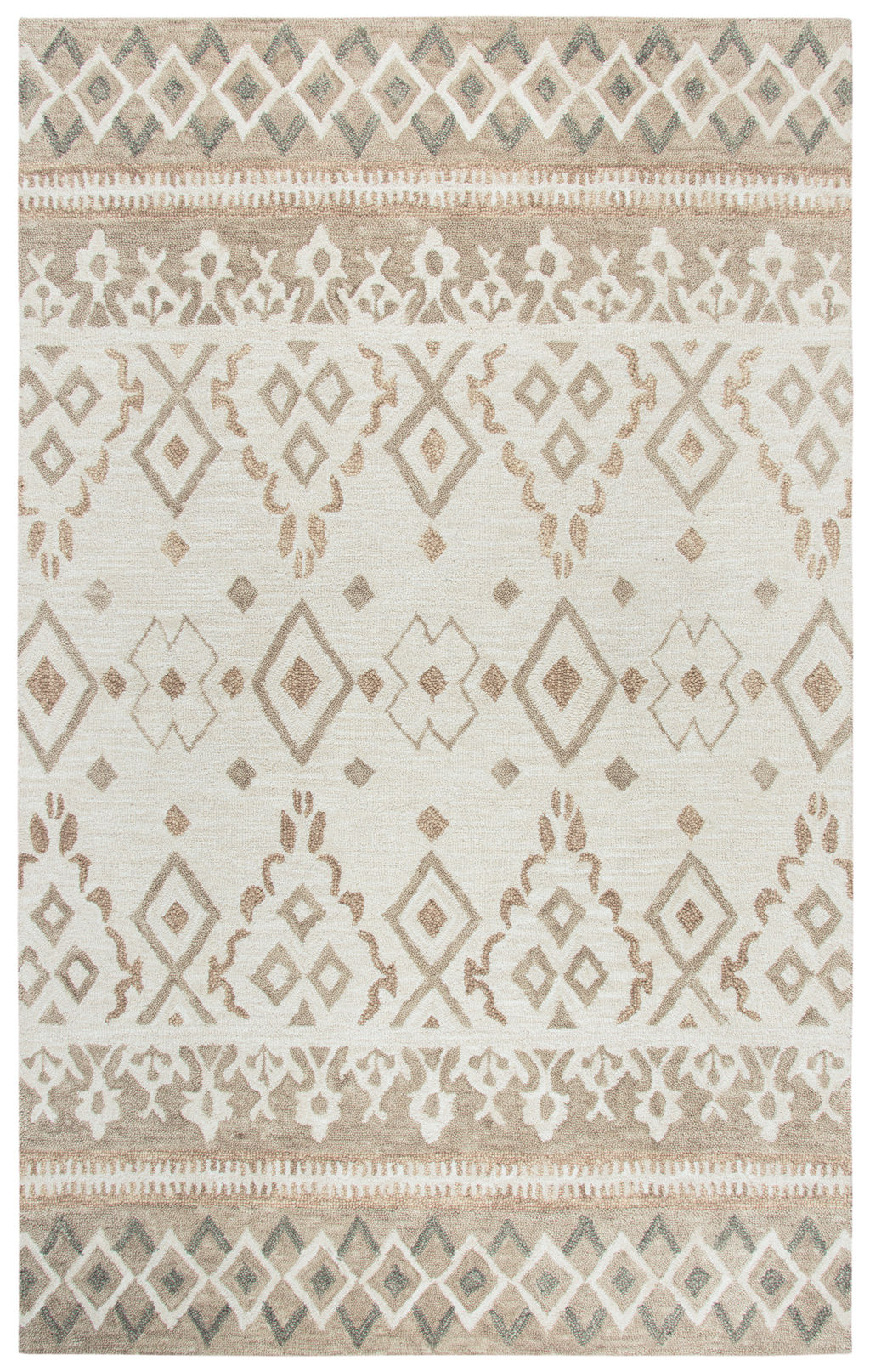 Opulent Neutral 9’ X 12’ Hand-Tufted Rug