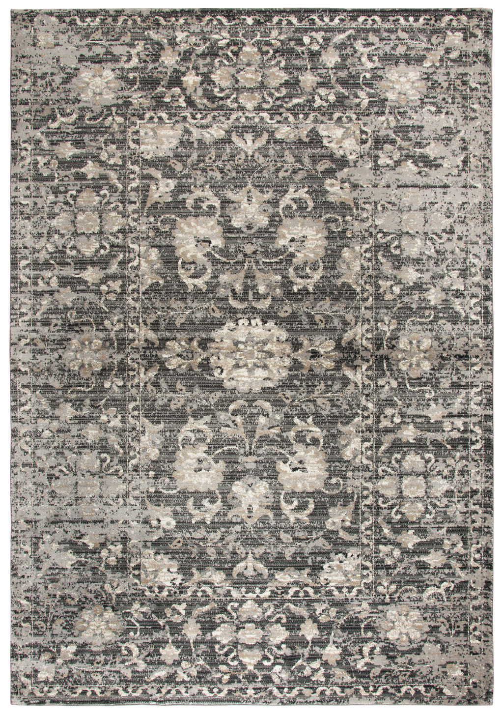 Panache Gray 3’3" X 5’3" Power-Loomed Rug