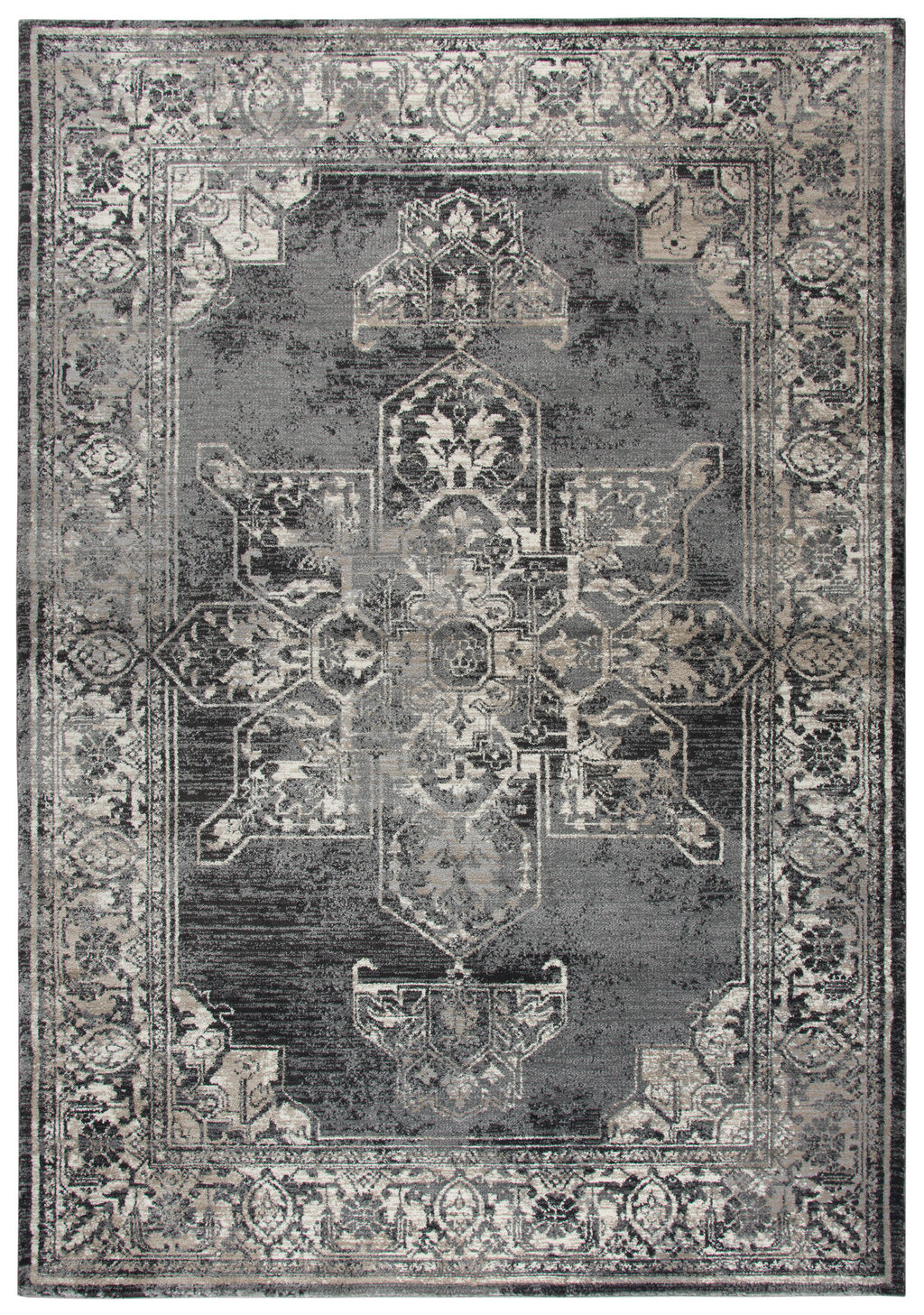 Preview image for Panache Gray 5’3"X7’6" Power-Loomed Rug