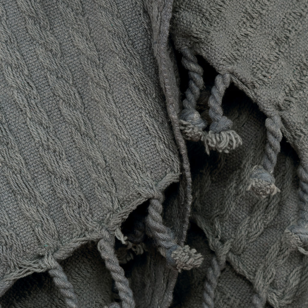 Storm Gray Throw
