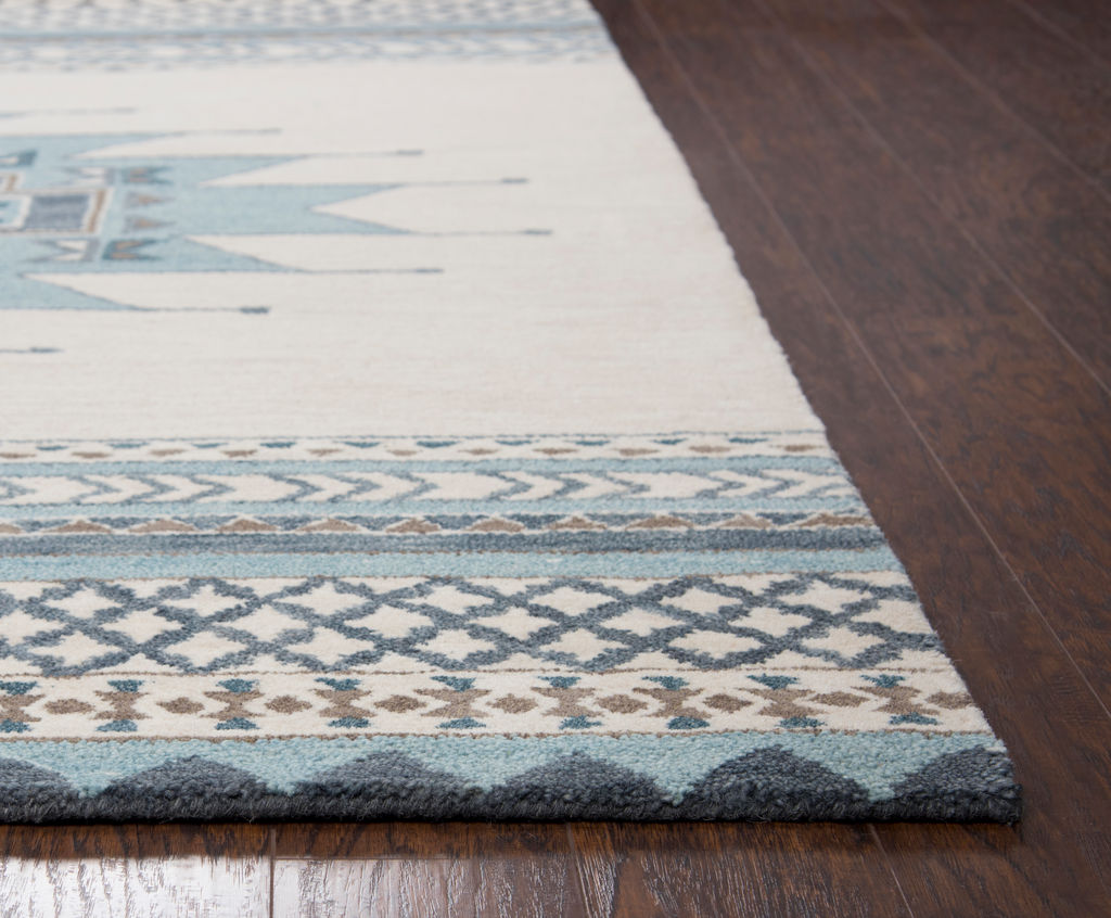 Southwest Blue 8’ X 10’ Hand-Tufted Rug
